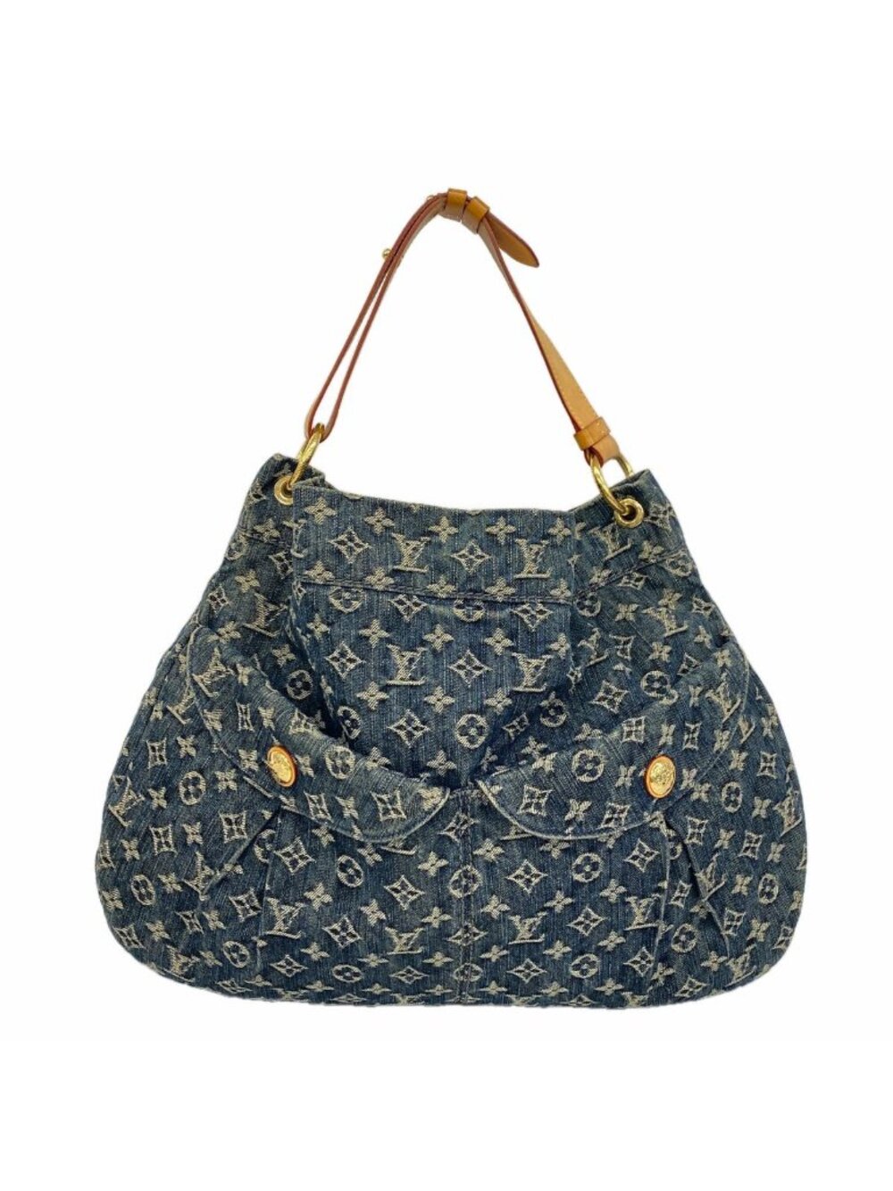 Louis Vuitton Shoulder Bag Monogram Denim Daily GM Blue